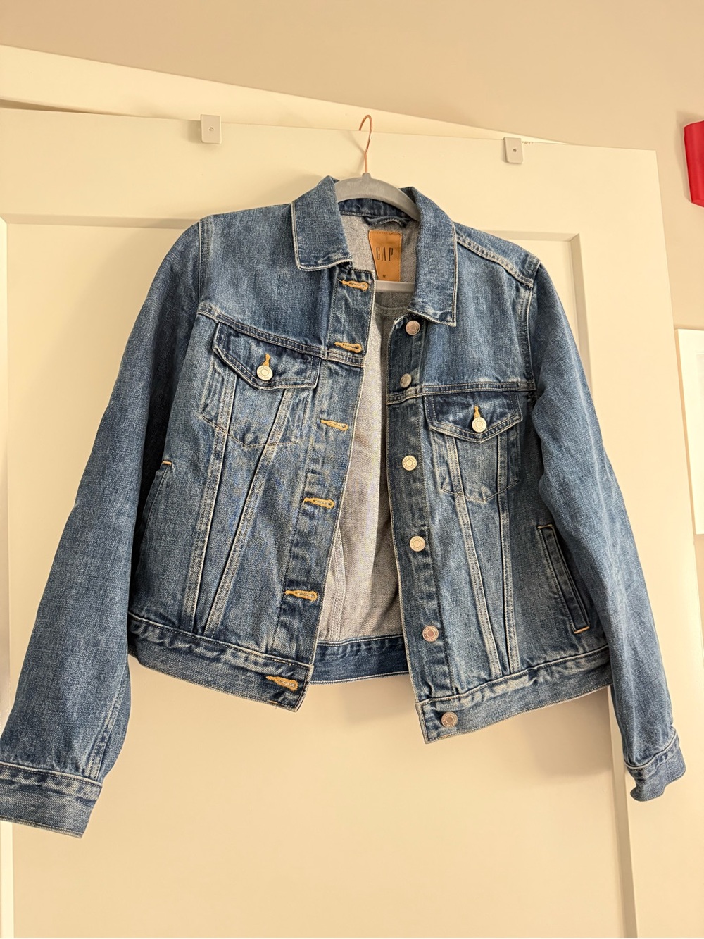 GAP Women's Medium Blue Denim Jean Jacket